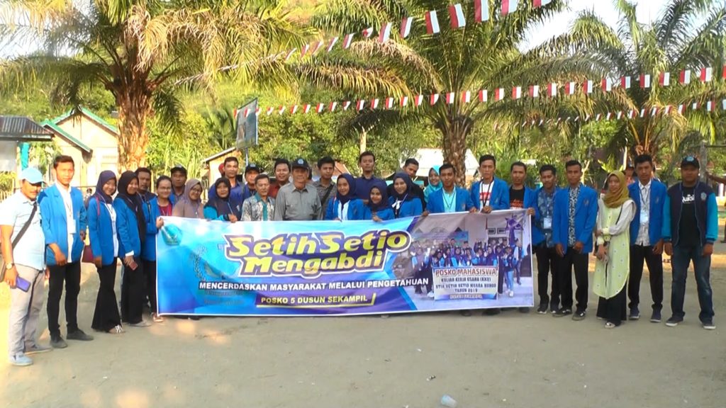 1 Pengabdian Masyarakat KKU STIA Setih Setio di Dusun Sekampil