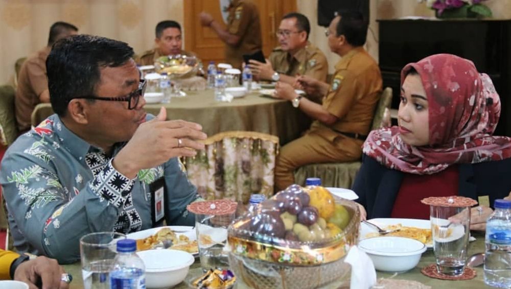 DPRD Bungo Jamu Tamu dari Kemenkumham RI dan Biro Perencanaan Perpustakaan Nasional
