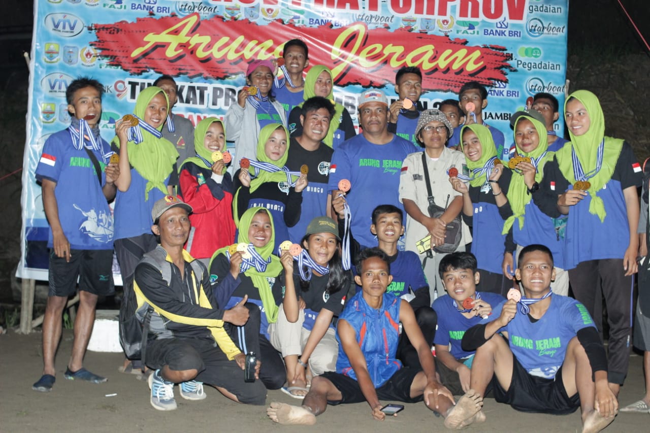 faji Tim Putri FAJI Bungo Juara Umum Kejurprov Pra Porprov Arung Jeram Jambi