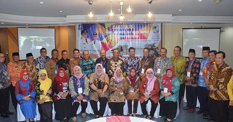 Capture Wabup Batanghari Sofia Joesoef Hadiri Rakornas Forwakada se-Indonesia