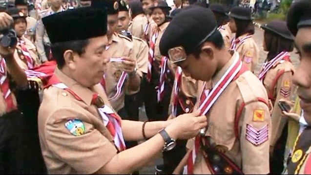 Bupati Syahirsah Pimpin Apel Besar Peringatan Hari Pramuka ke-58