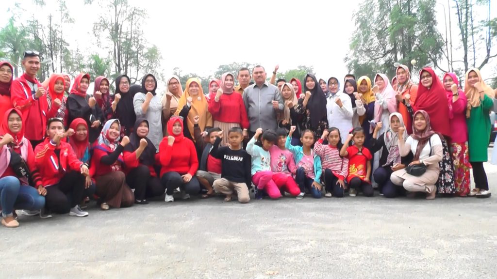 jambore 1 Bupati Mashuri Lepas Tim Jambore PKK Kabupaten Bungo