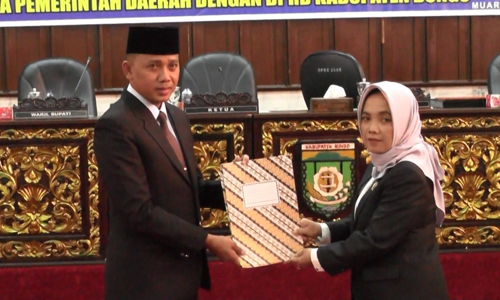 Pemkab dan DPRD Bungo Tandatangani Nota Kesepakatan KUA-PPAS APBD TA 2020