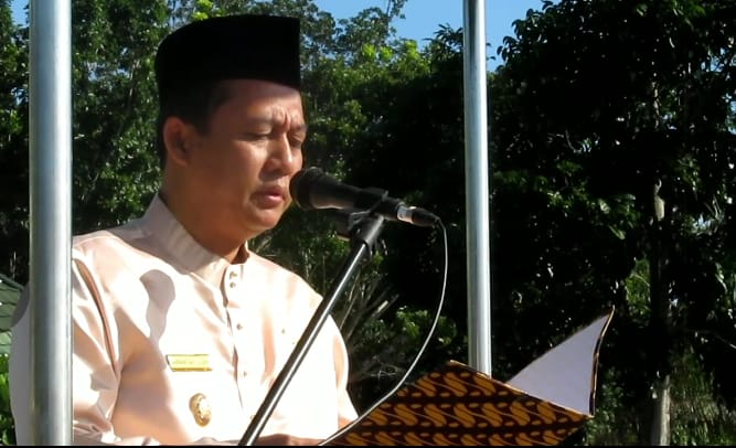 Wabup BBS Irup Upacara Peringatan Hari Jadi Provinsi Jambi Ke-63