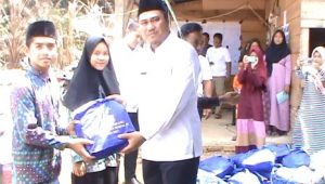 banutan2 Tinjau Lokasi Kebakaran, Bupati Beri Bantuan untuk Ponpres Tahfiz Quran