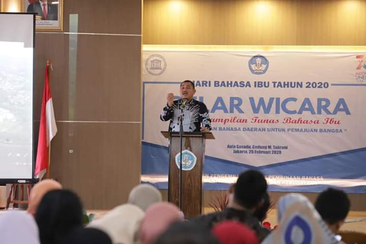 Bupati Bungo Mashuri jadi Pembicara dalam Gelar Wicara dan Penampilan Tunas Bahasa Ibu