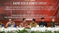 Gubernur Jambi, Fachrori Umar Hadiri Rapat Kerja Komite I DPD RI