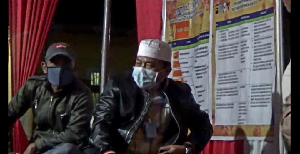 Bupati Merangin Datangi Pos Penjagaan Perbatasan Ditengah Malam