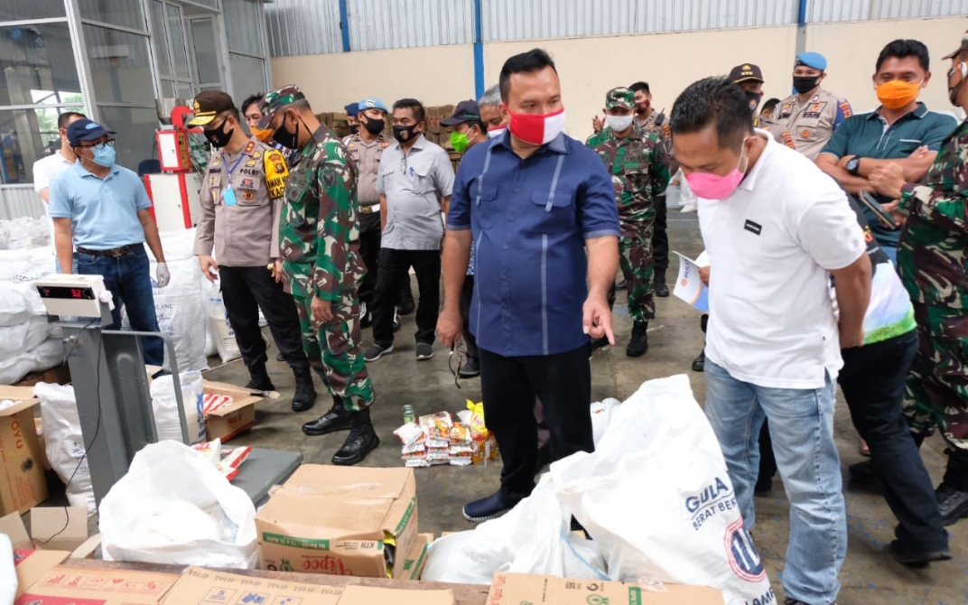 Tim Gugus Penanganan Covid-19 Provinsi Jambi Lakukan Pengecekan Ribuan Paket Sembako