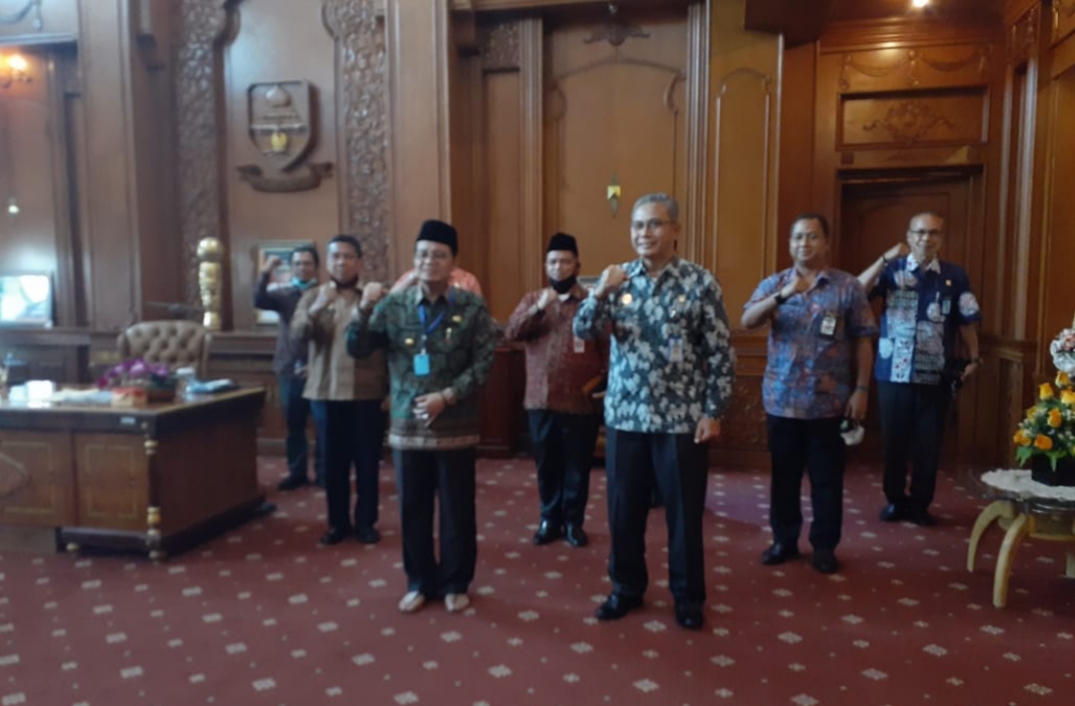 Dr.Drs.H.Fachrori Umar,M.Hum,Menerima Kunjungan Kanwil Kemenkum Ham Provinsi Jambi