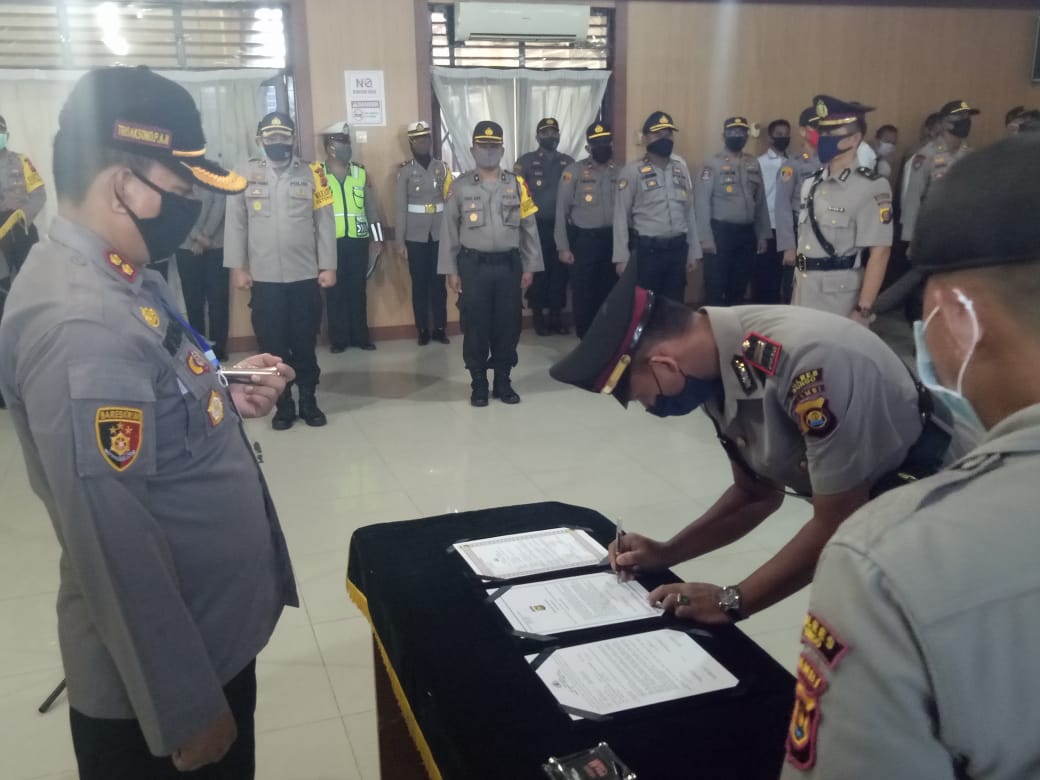 Kapolres Bungo Pimpin Sertijab Kapolsek Muara Bungo