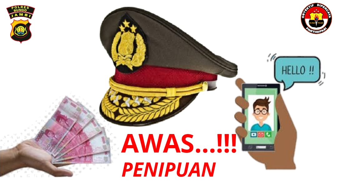 Polisi Ingatkan Masyarakat Untuk Waspadai Penipuan Dengan Mengatasnamakan Kapolres atau PJU Polda Jambi