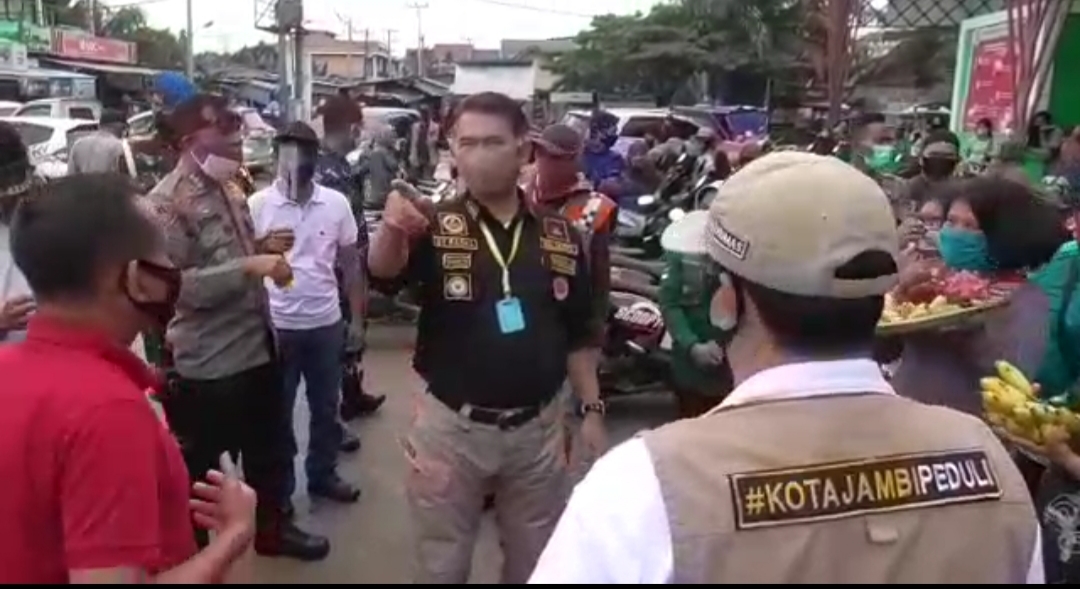Walikota Jambi Dr.H.Syarif Fasha,ME, Sidak Ke Sejumlah Pasar Tradisional