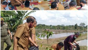 20200608_173122 Pemkab Batanghari Gelar Makan Merawang, Gotong Royong, dan Penanaman Bibit Pohon Langka