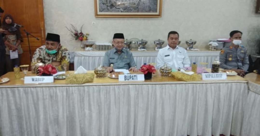 Bupati H.Cek Endra Menerima Kunjungan Badan Narkotika Nasional (BNN) Provinsi Jambi