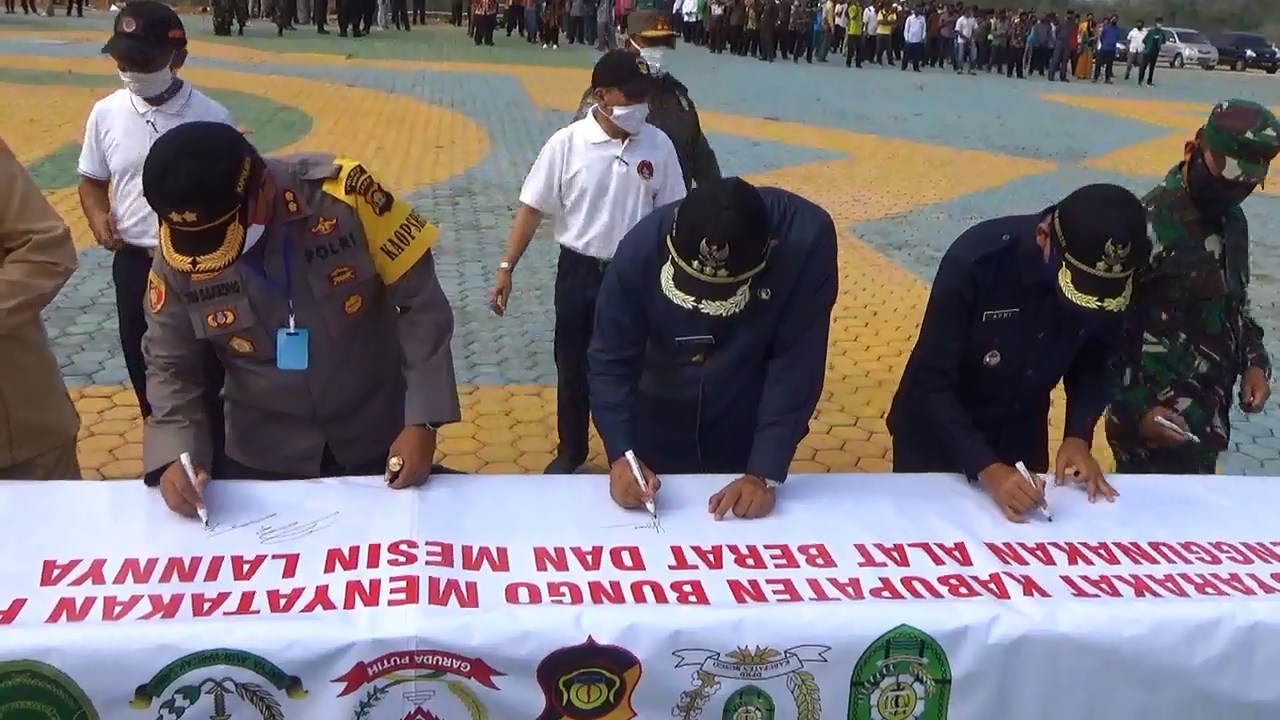 Pemkab Bungo Gelar Deklarasi Anti PETI, Dihadiri Camat dan Seluruh Rio