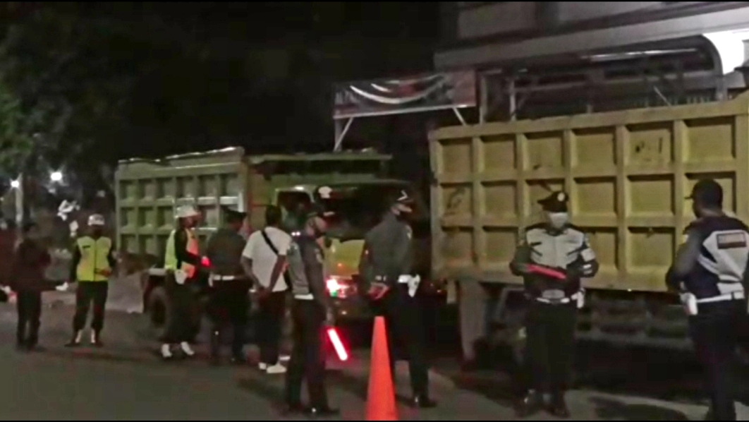Dishub Kota Jambi Gelar Razia Gabungan Angkutan Bertonase Besar