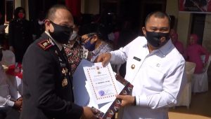 Bupati Mashuri Hadiri Syukuran Hari Bhayangkara ke-74