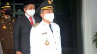 Bupati Batanghari Bupati Batanghari Syahirsah Pimpin Upacara Peringatan HUT RI ke-75