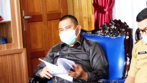 1 Bupati Pimpin Rakor Pembahasan Perbup Nomor 41 Tahun 2020 Penegakan Disiplin Protokol Kesehatan