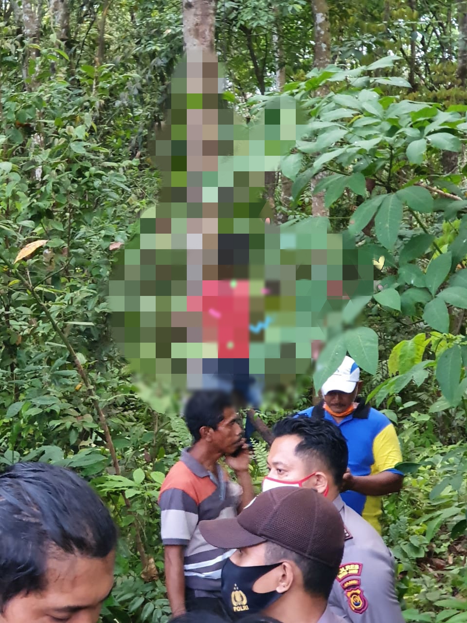 Seorang Sopir Ditemukan Sudah Tak Bernyawa Di Kebun Karet