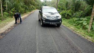 Jalan ke Jujuhan Ilir Mulus, Warga Terimakasih ke HAMAS-APRI