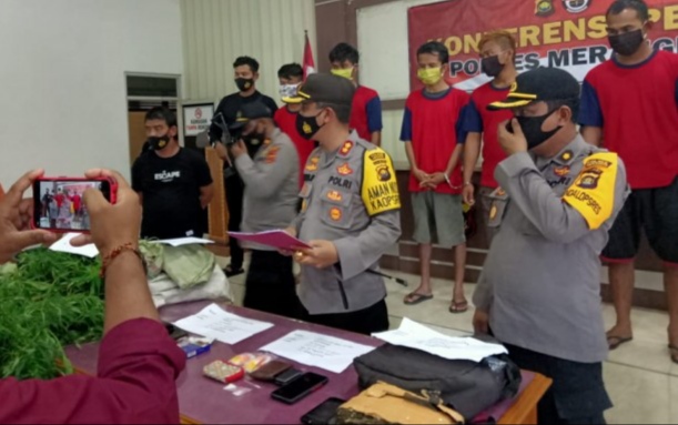 Temuan Kebun Ganja Di Pinggiran Gunung Masurai, Dua Pelaku Di Amankan