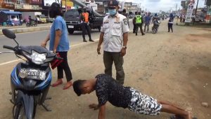 Langgar Prokes Covid-19, Puluhan Pengendara Kena Sanksi