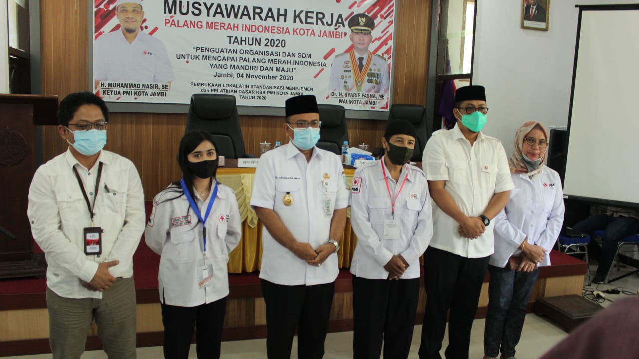 H. Maulana Mendukung dan Apresiasi Kegiatan PMI Kota Jambi