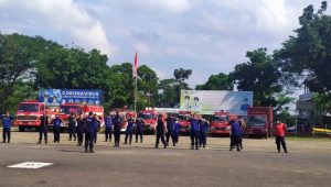 damkar kota jambi Berjemur Mencegah Covid