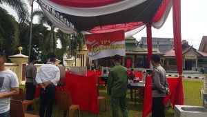 Polres Merangin Laksanakam Simulasi Pengamanan Pilgub Jambi