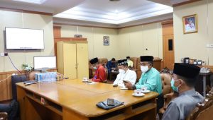 5.1 Melalui Vicon, Wabup Apri Rakor bersama Kementrian terkait Vaksinasi