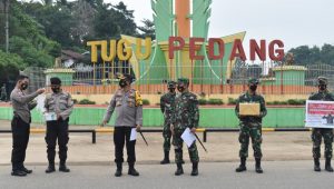 kapolresmerangin Kapolres - Dandim 0420/Sarko Turun Ke Jalan Putus Mata Rantai Penyebaran Covid -19"