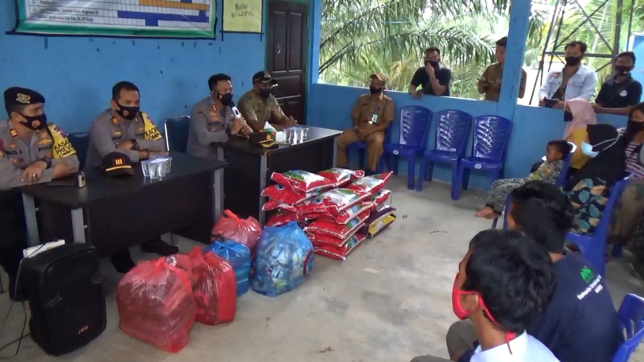 Bentuk Peduli Polri, Kapolres Bungo Kunjungi Suku Anak Dalam (SAD) Pasir Putih Pelepat.