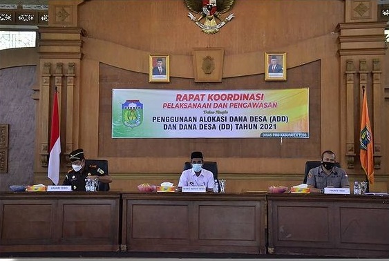 Wabup Tebo Buka Rapat Koordinasi Pelaksanaan dan Pengawasan Penggunaan ADD dan DD
