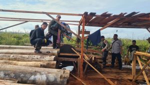 WhatsApp Image 2021-03-15 at 13.30.38 Tim Gabungan Gelar Patroli Bersama Temukan Aktifitas Illegal Logging