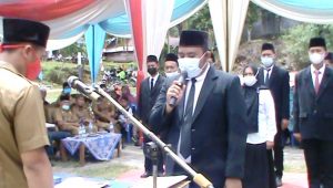 1 Berjalan Sukses, 11 Orang Perangkat Dusun Tebat Terpilih Resmi Dilantik oleh Rio Kadir