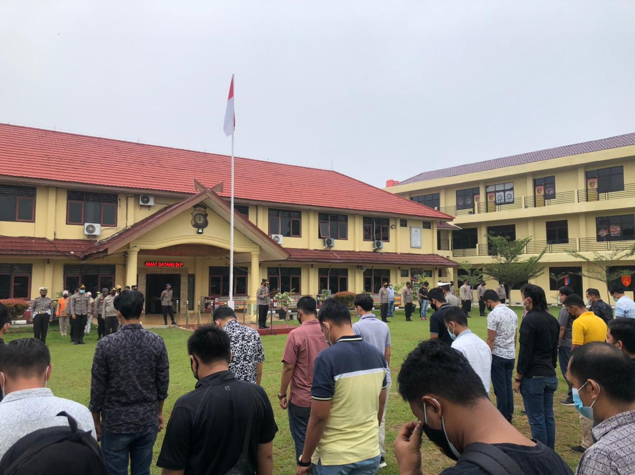 polres-bungo-,apel-siaga Antisipasi Terjadinya Unras Dihari Buruh, Polres Bungo Siagakan 200 Personil