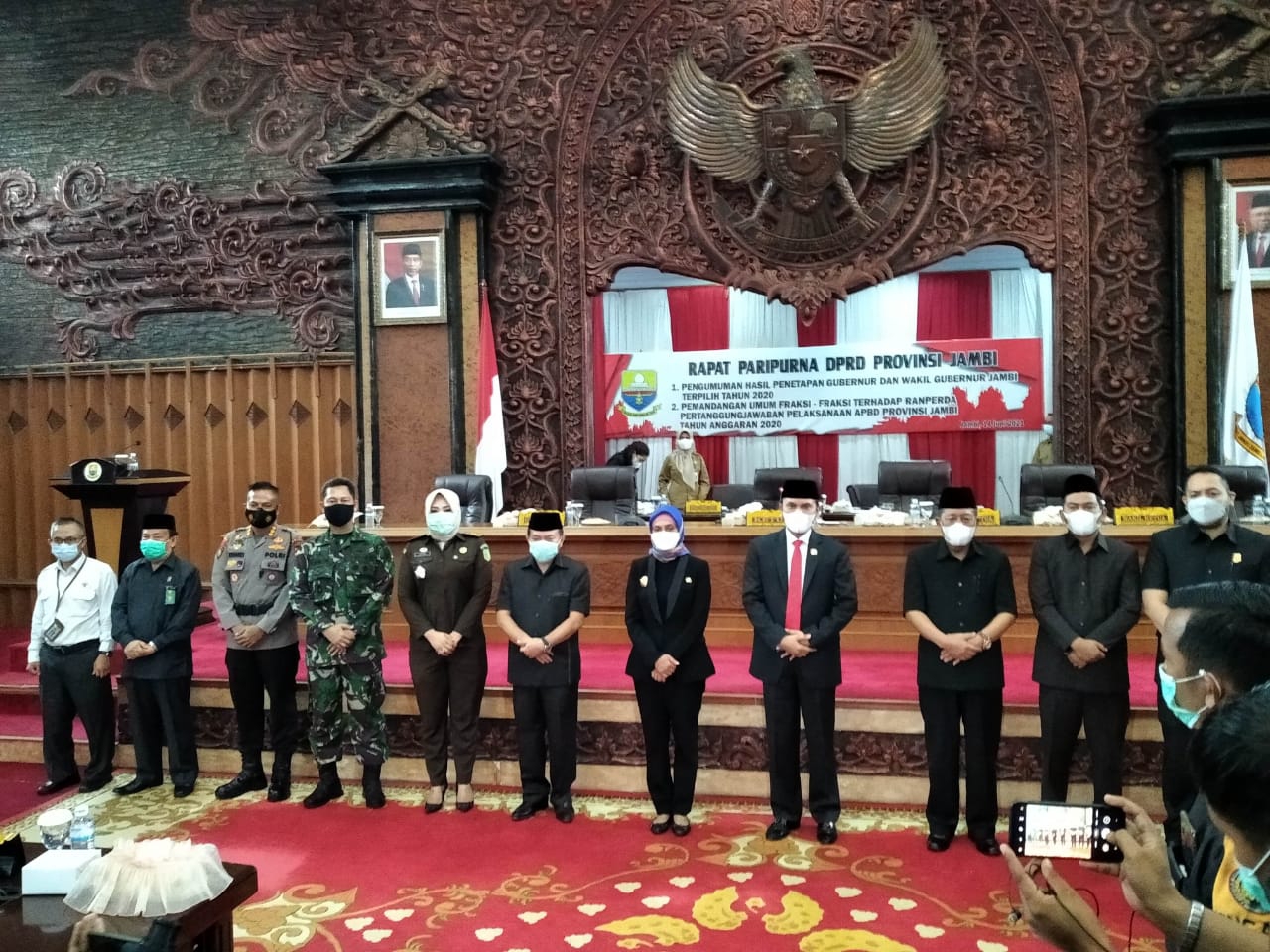 DPRD Provinsi Jambi Resmi Tetapkan Haris-Sani Gubernur dan Wakil Gubernur Jambi 2021-2024