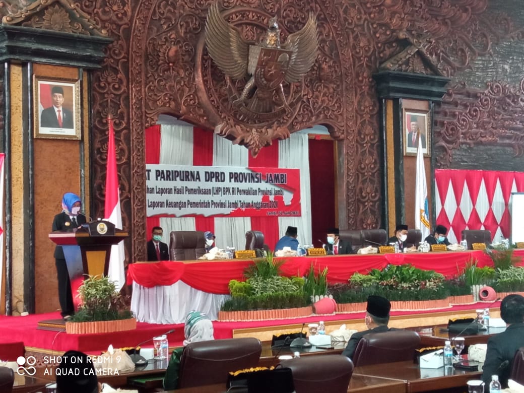 Pemprov Jambi Dianugerahi Opini Wajar Tanpa Pengecualian Ke-9 Berturut-turut