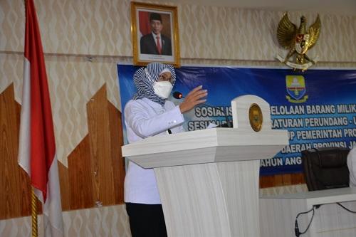 Pj Gubernur Jambi Buka Acara Sosialisasi Penyusutan Barang Milik Daerah Lingkup Pemprov Jambi