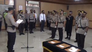 Waka Polres Bungo Pimpin Sertijab 3 Perwira