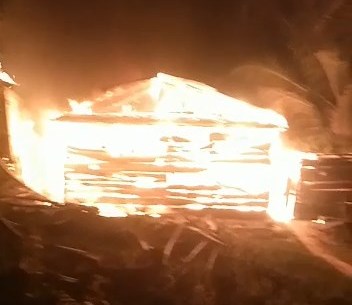 Rumah Warga di Babeko Bungo Ludes, Sepeda Motor Ikut Terbakar