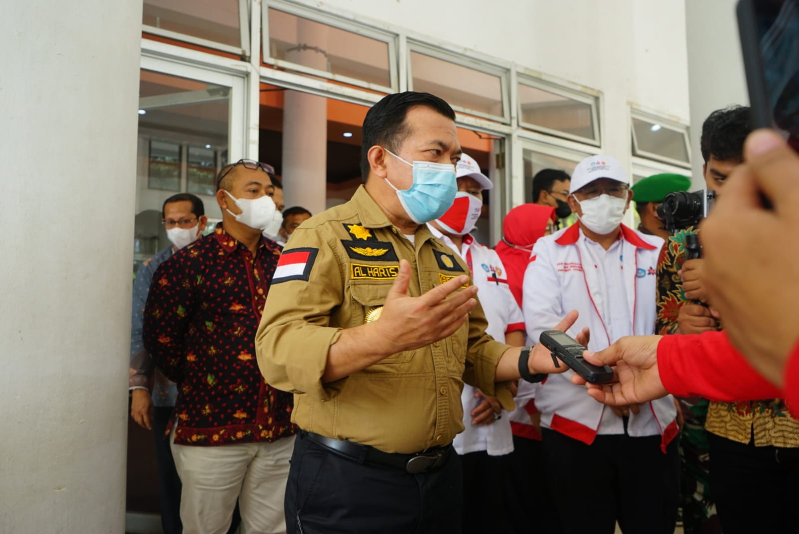 Gubernur Al Haris Harap Peserta KKN Kebangsaan Unja Berikan Sumbangsih Atasi Covid 19 di Desa