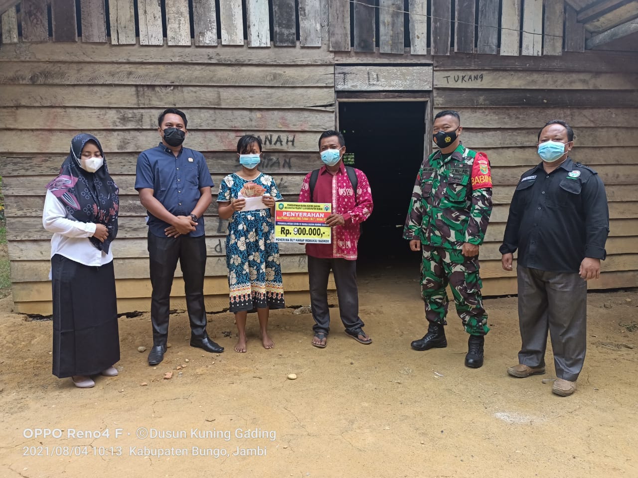 Door To Door, Diterapkan Babinsa Koramil Muara Bungo Untuk Penyaluran BLT DD