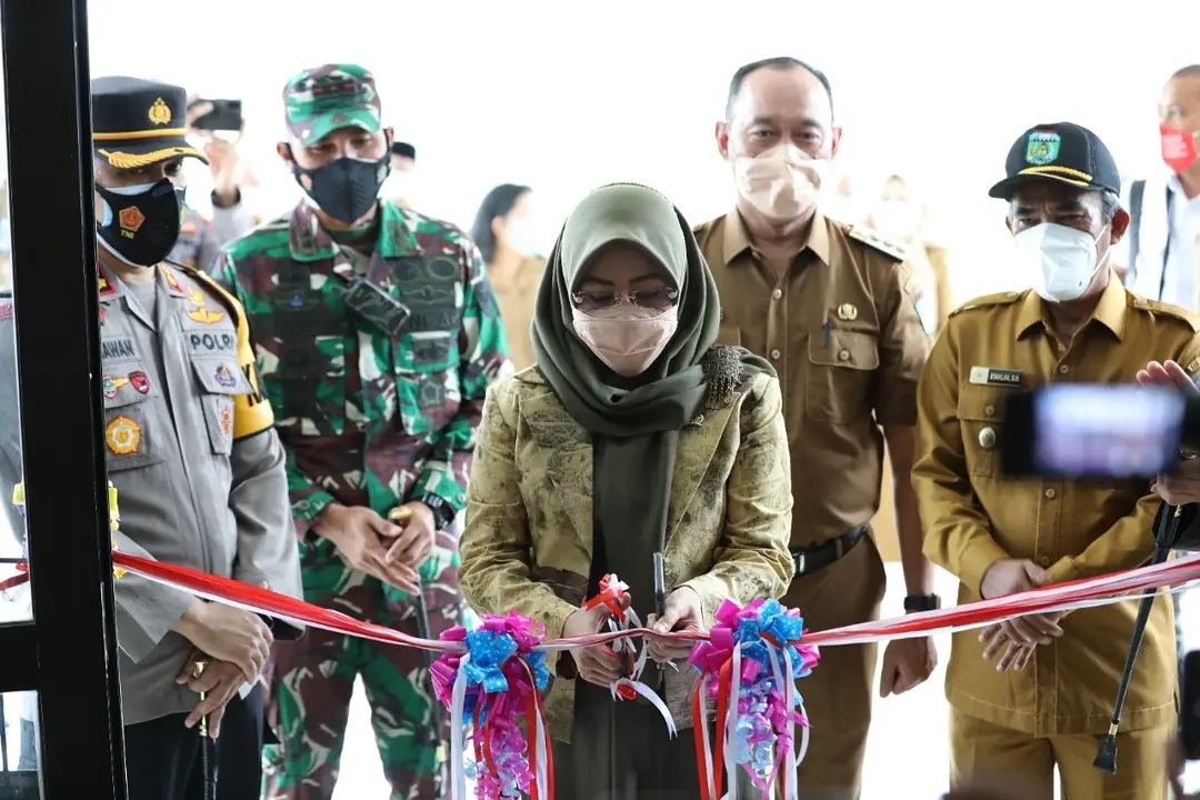 Dandim 0416/Bute Hadiri Peresmian Rumah Isolasi Covid-19 Rusunawa RSUD STS Kabupaten Tebo