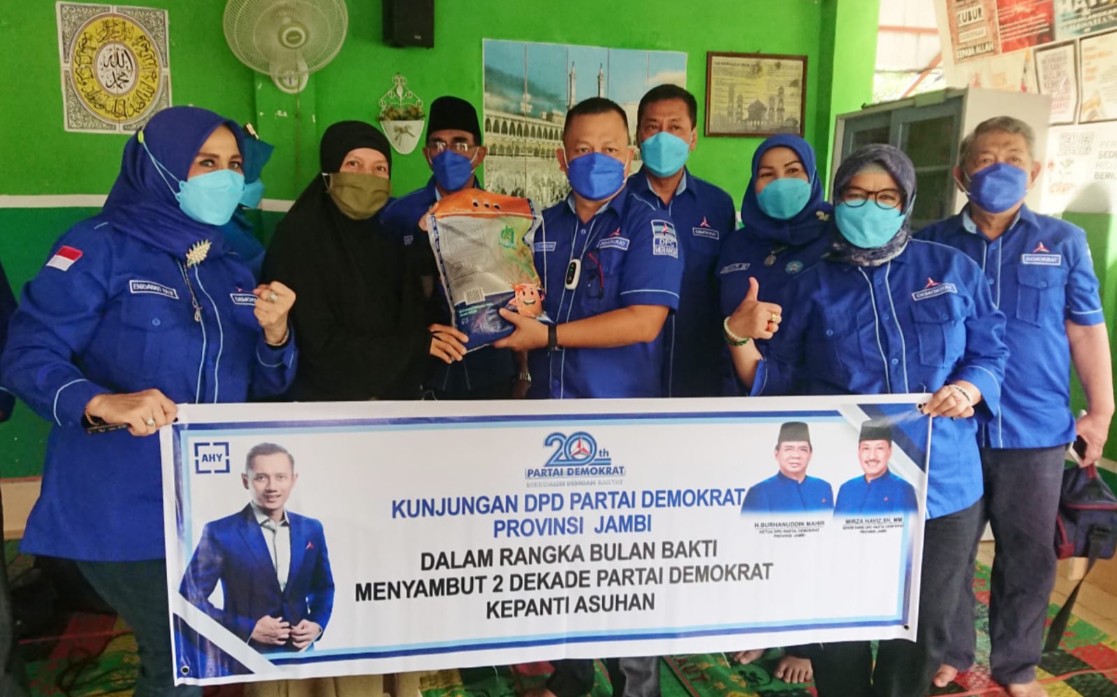 DPD Partai Demokrat Provinsi Jambi Gerak Cepat Berbagi Tali Kasih untuk Masyarakat Terdampak COVID-19