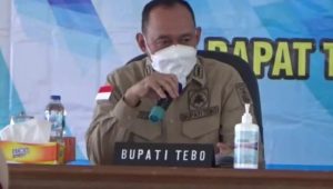 2 Bupati Sukandar Rapat Penanganan Covid-19 bersama Gubernur Al Haris