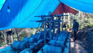 foto-mesin-peti Lokasi Mesin Gelondong PETI di Gerebek Polres Bungo
