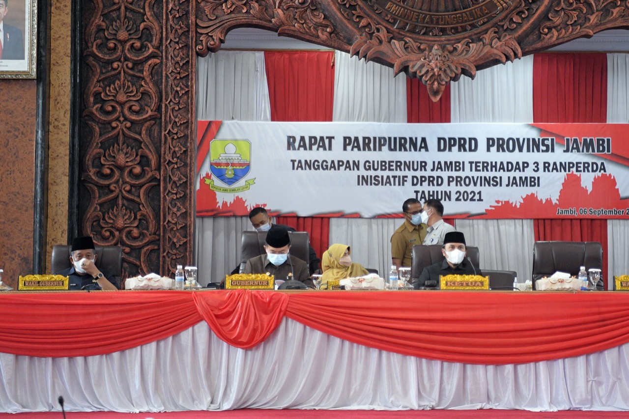 Gubernur Al Haris Dukung Ranperda Kearsipan dan Disabilitas, Inisiatif DPRD Provinsi Jambi